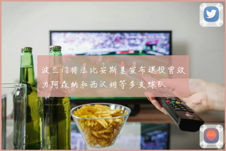 波兰门将法比安斯基宣布退役曾效力阿森纳和西汉姆等多支球队